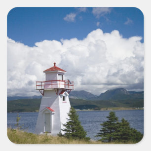 North America, Canada, Newfoundland and Square Sticker