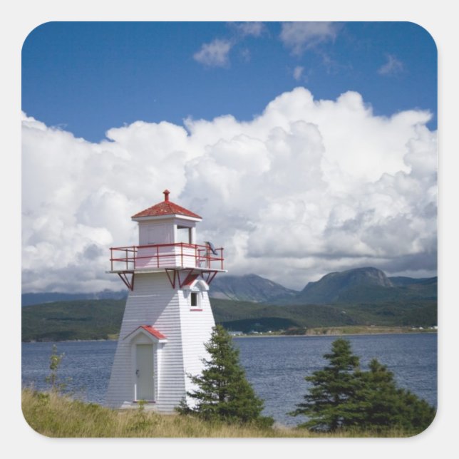 North America, Canada, Newfoundland and Square Sticker (Front)