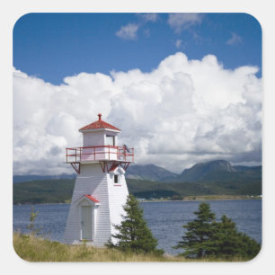 North America, Canada, Newfoundland and Square Sticker