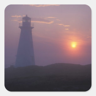 North America, Canada, Newfoundland, Cape Spear, Square Sticker