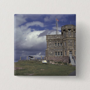 North America, Canada, Newfoundland, St. John's. 15 Cm Square Badge