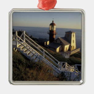North America, Canada, Quebec, Gaspe Peninsula 2 Metal Ornament