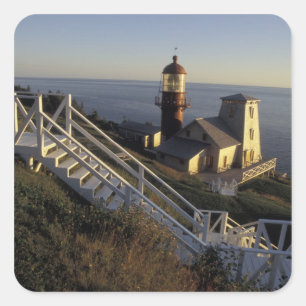North America, Canada, Quebec, Gaspe Peninsula 2 Square Sticker