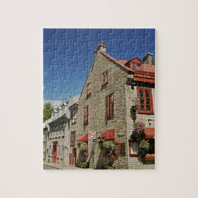 North America, Canada, Quebec, Old Quebec City. Jigsaw Puzzle (Vertical)