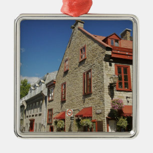 North America, Canada, Quebec, Old Quebec City. Metal Ornament