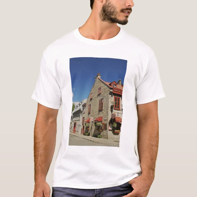 North America, Canada, Quebec, Old Quebec City. T-Shirt (Front)
