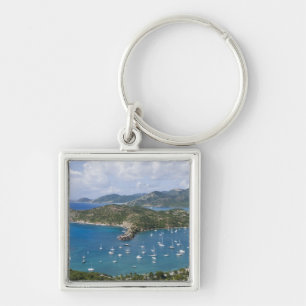North America, Caribbean, Antigua. English Key Ring