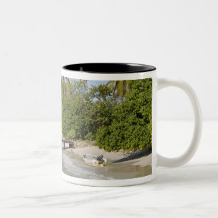 North America, Caribbean, Dominican Republic. Two-Tone Coffee Mug