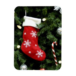 North America. Christmas decorations on tree. 3 Magnet