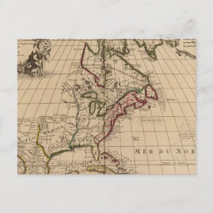North America map 2 Postcard