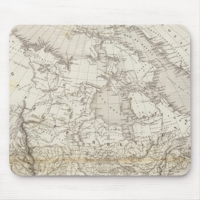North America Map Mouse Pad (Front)