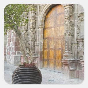 North America, Mexico, Guanajuato state, San 3 Square Sticker