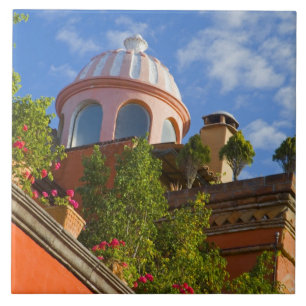 North America, Mexico, Guanajuato state, San 4 Ceramic Tile