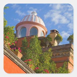 North America, Mexico, Guanajuato state, San 4 Square Sticker