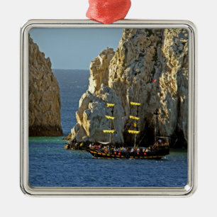 North America, Mexico, State of Baja Metal Tree Decoration