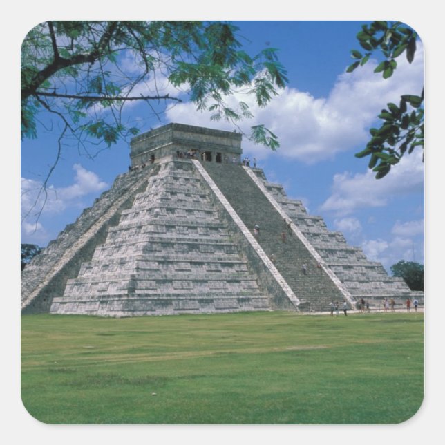 North America, Mexico, Yucatan Peninsula, 2 Square Sticker (Front)