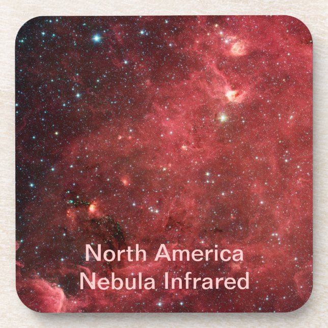 North America Nebula Infrared Coaster (Front)