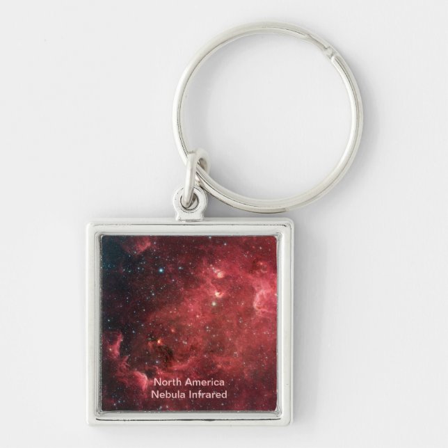 North America Nebula Infrared Key Ring (Front)