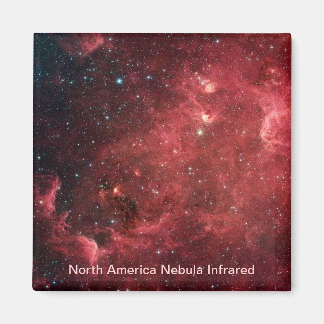 North America Nebula Infrared Magnet (Front)