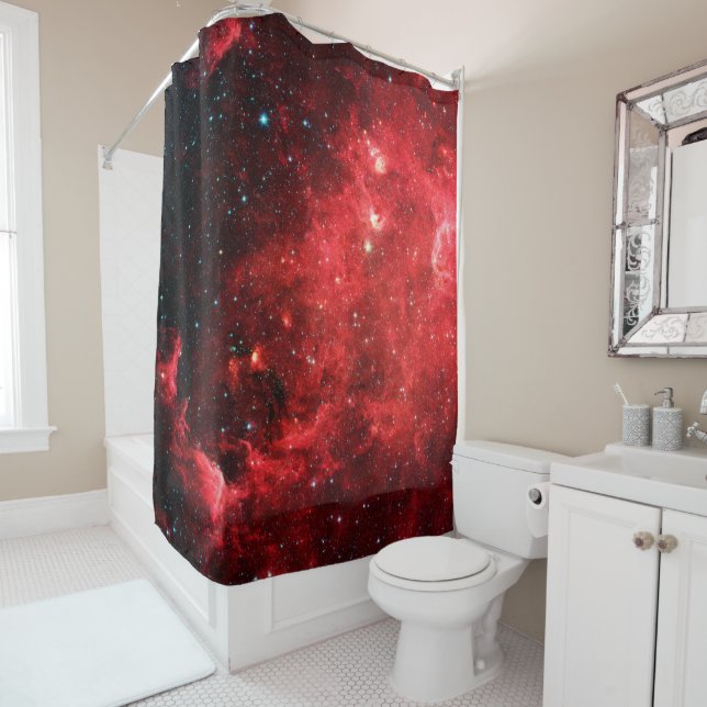 North America Nebula Shower Curtain (In Situ)