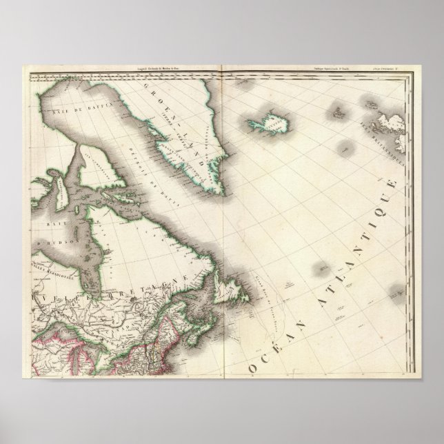 North America Northeast Poster (Front)