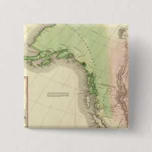 North America Northwest 15 Cm Square Badge