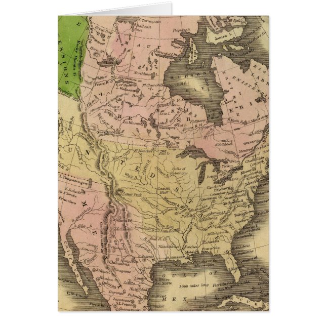 North America Olney Map (Front)