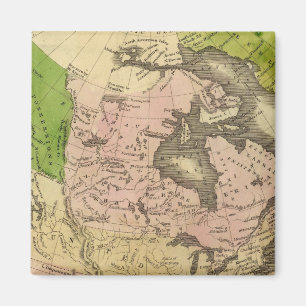 North America Olney Map Magnet