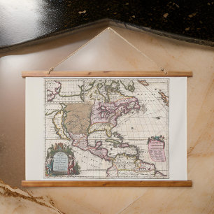 North America Rare Historical Old World Map  Hanging Tapestry