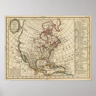 North America School Poster