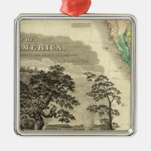 North America Southwest Metal Tree Decoration