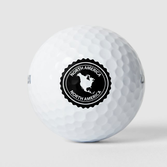 North America stamp Golf Balls (Front)
