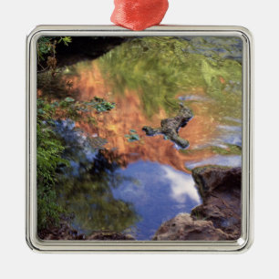 North America, U.S.A., Arizona, Havasu Canyon, 3 Metal Ornament