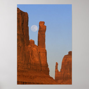 North America, U.S.A., Utah, Monument Valley, 2 Poster