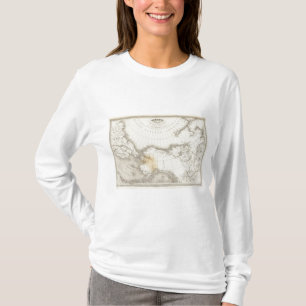 North America uncolored map T-Shirt