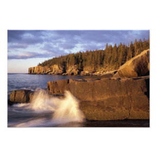 North America, US, ME, The rocky Maine coast. Photo Print