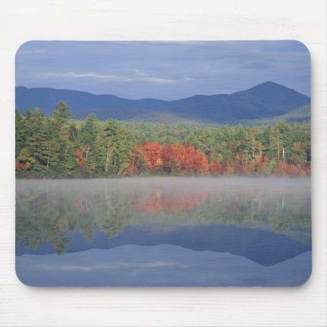 North America, US, NH, Fall reflections in Mouse Pad (Front)