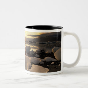 North America, USA, Alaska, Ice Bay, Icescape, Two-Tone Coffee Mug