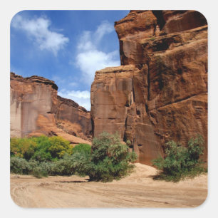 North America, USA, Arizona, Navajo Indian 5 Square Sticker