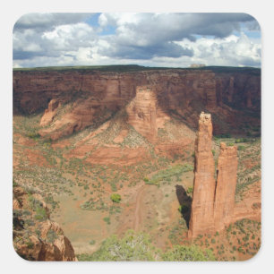 North America, USA, Arizona, Navajo Indian 6 Square Sticker