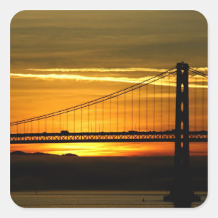 North America, USA, California, San Francisco. 3 Square Sticker