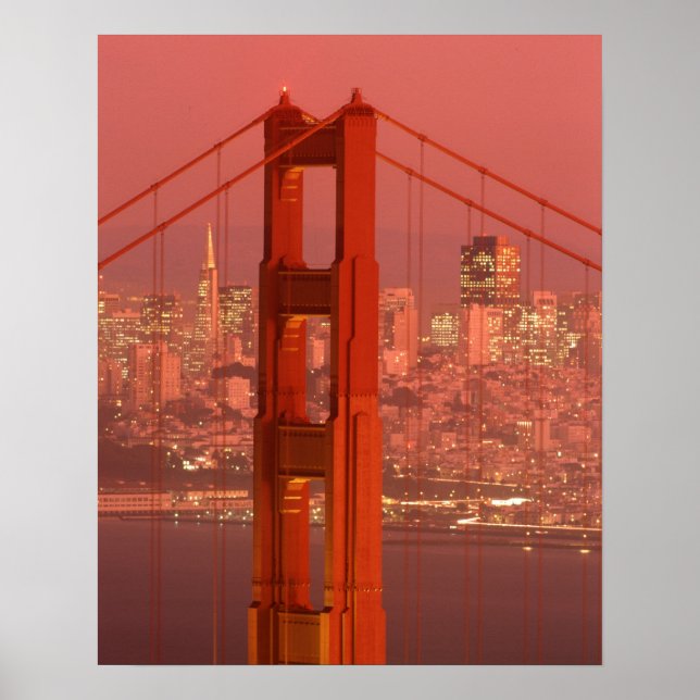 North America, USA, California, San Francisco. Poster (Front)