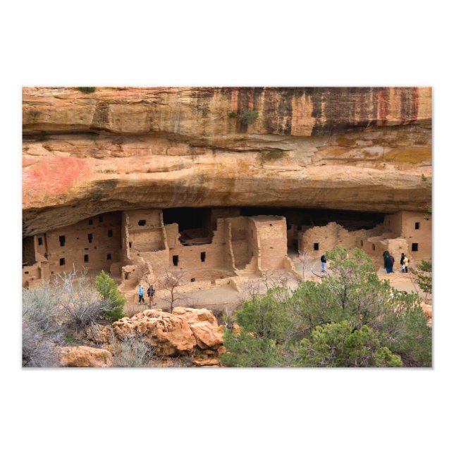North America, USA, Colorado. Cliff dwellings Photo Print (Front)