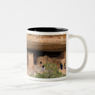 North America, USA, Colorado. Cliff dwellings Two-Tone Coffee Mug