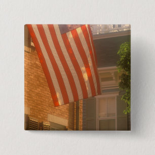 North America, USA, Massachusetts, Nantucket 2 15 Cm Square Badge