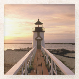 North America, USA, Massachusetts, Nantucket 4 Glass Coaster