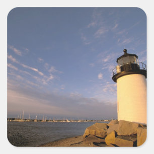 North America, USA, Massachusetts, Nantucket Square Sticker