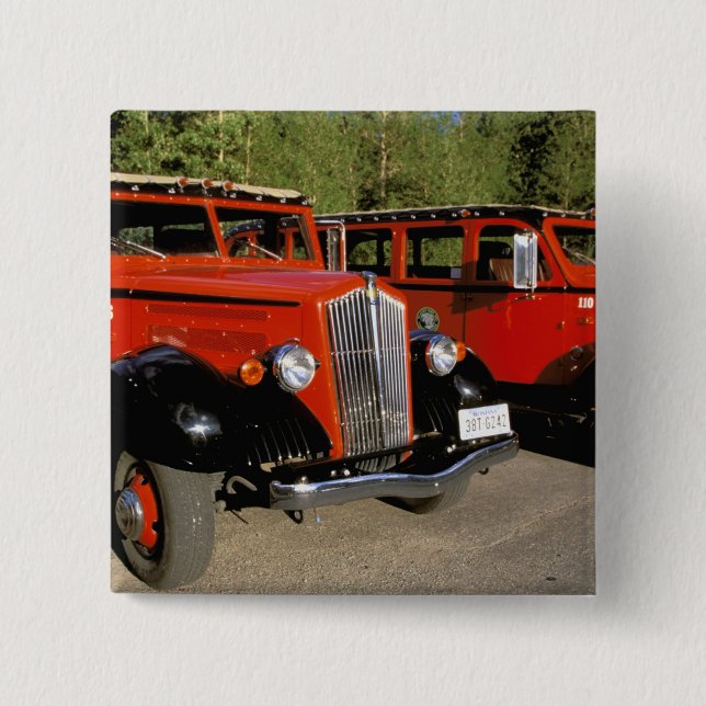 North America, USA, Montana. Classic 1934 Ford 15 Cm Square Badge (Front)