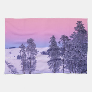 North America, USA, Montana, Yellowstone Tea Towel