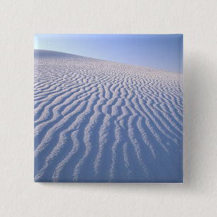 North America, USA, New Mexico, White Sand Dunes 15 Cm Square Badge